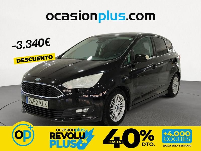 Usado Ford C-MAX Trend 125 CV (91 kW) 2018 Negro Monovolumen