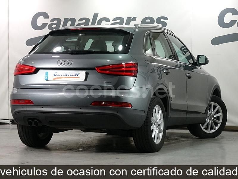 Usado Audi Q3 Advanced 140 CV (102 kW) 2014 Gris SUV