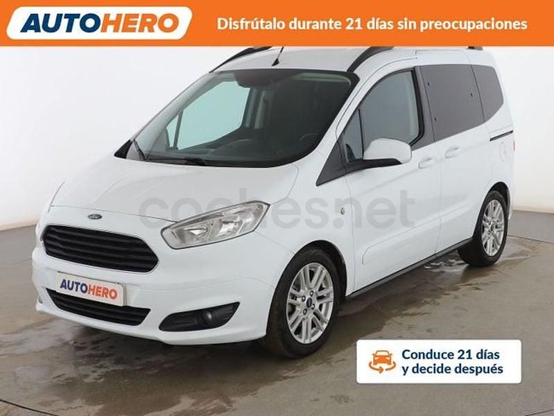 Blanco Usado 2018 Ford Tourneo Courier Titanium Monovolumen | 11.599 € (Precio justo) - Imagen 1/3