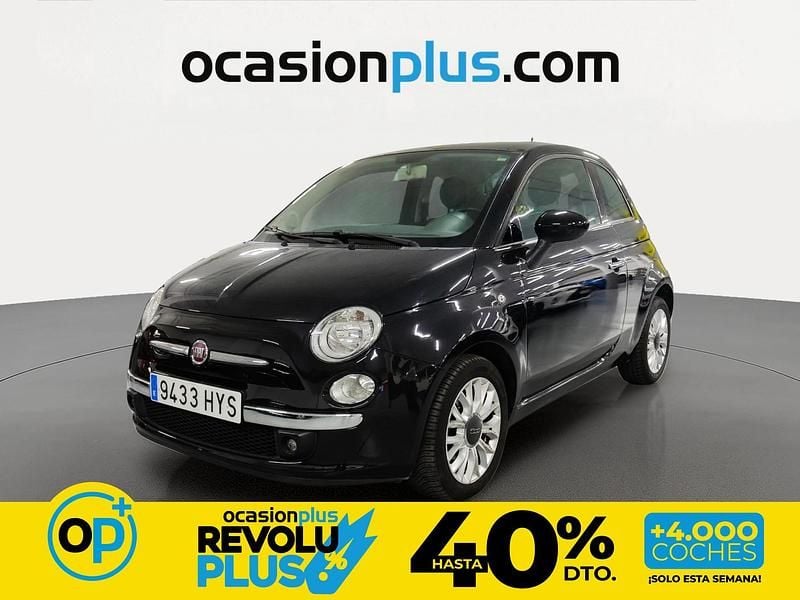Usado Fiat 500 Lounge 95 HP (69 kW) 2014 Preto Citadino