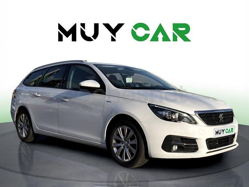 Blanco Usado 2019 Peugeot 308 SW Style Familiar | 12.990 € (Un poco caro) - Imagen 1/4