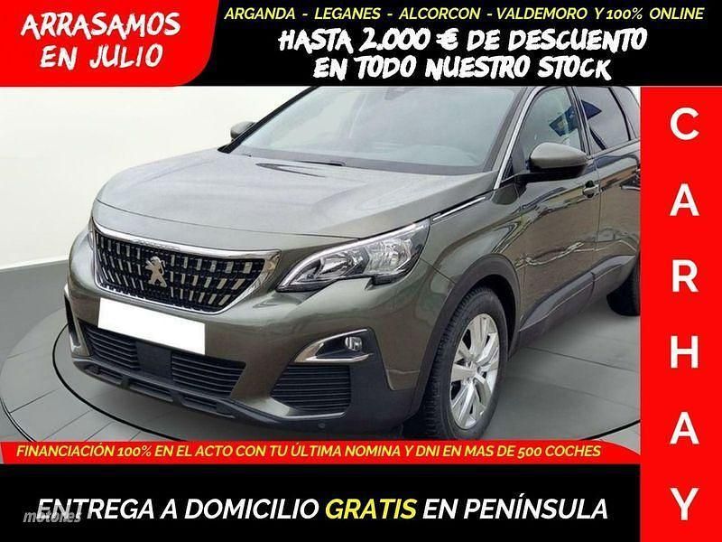 Gris Usado 2020 Peugeot 5008 Active Monovolumen | 17.490 € (Buen precio) - Imagen 1/4