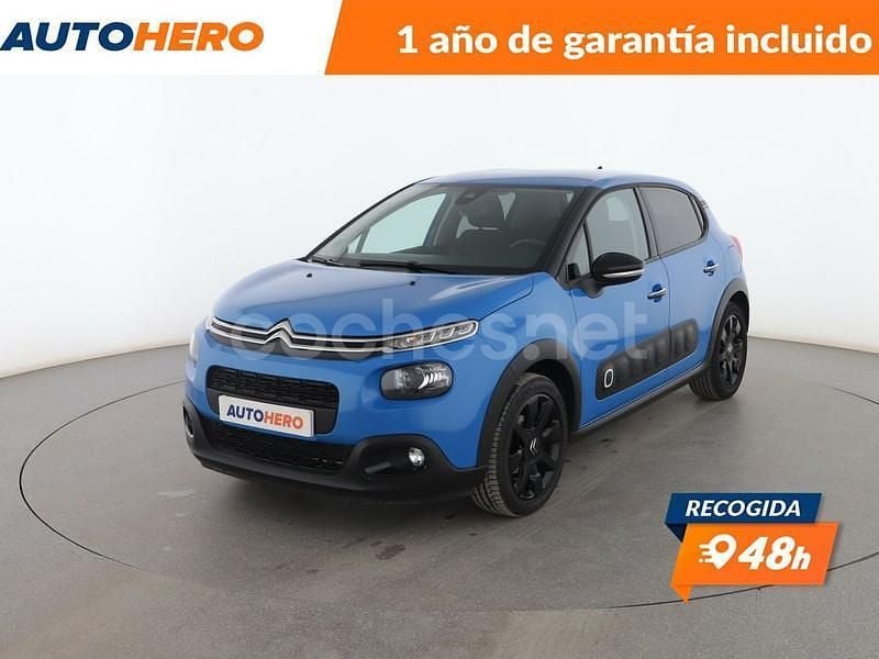 Azul Usado 2018 Citroën C3 PureTech Utilitario | 10.399 € (Precio justo) - Imagen 1/3