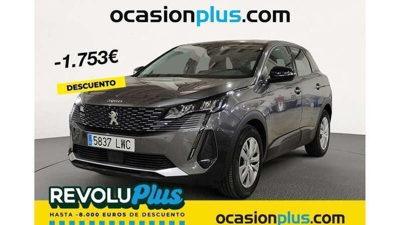 Plateado Usado 2022 Peugeot 3008 Active Monovolumen | 17.537 € (Precio justo) - Imagen 1/4