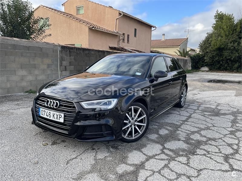 Usado Audi A3 S-Line 116 HP (85 kW) 2019 Preto Sedan