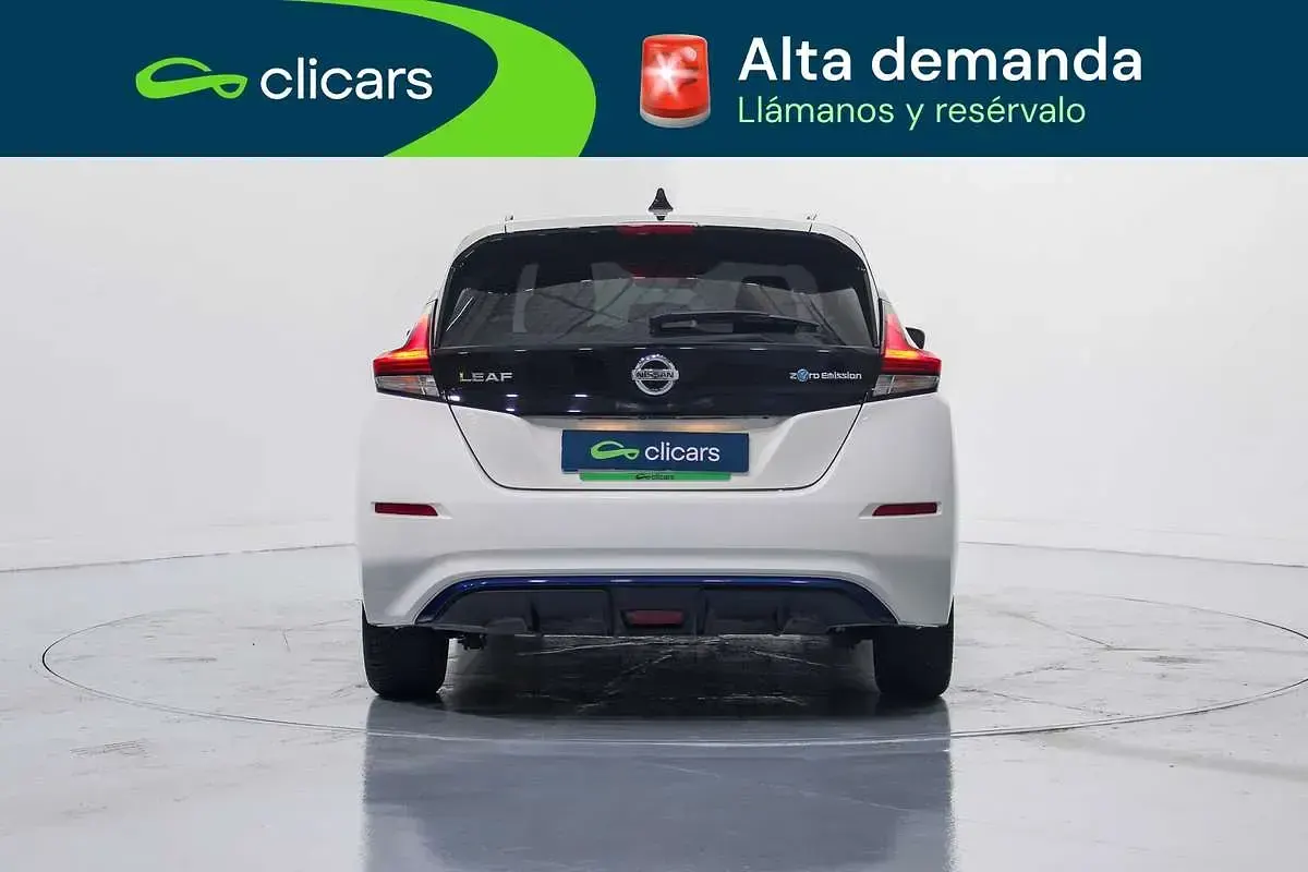 Usado Nissan Leaf Acenta 110 kW (150 CV) 2019 Blanco Utilitario