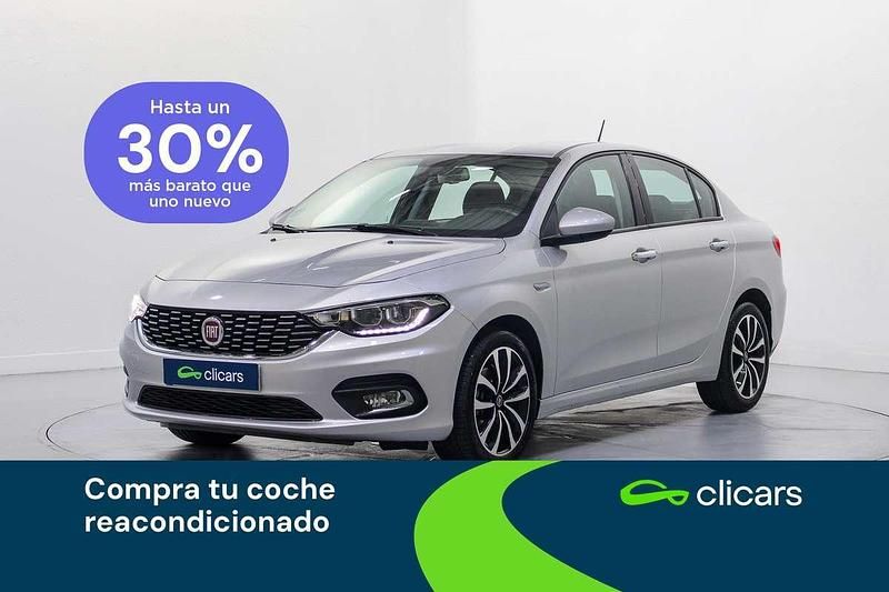 Gris Usado 2019 Fiat Tipo Lounge Berlina | 8590 € (Precio justo) - Imagen 1/4