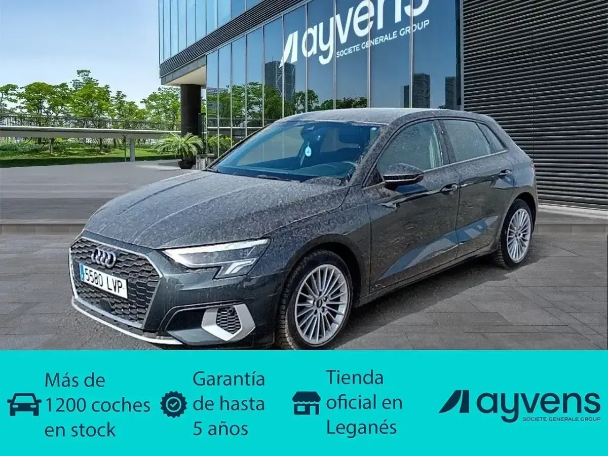 Usado Audi A3 Advanced Plus 110 HP (80 kW) 2021 Cinzento Sedan