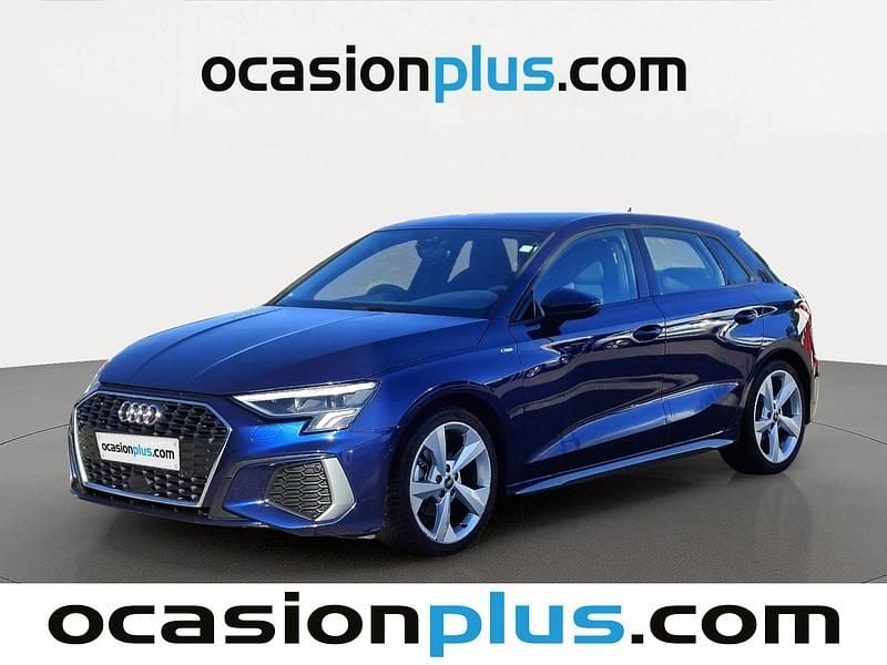 Usado Audi A3 Sportback S-Line 150 CV (110 kW) 2023 Azul Utilitario