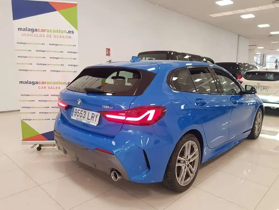 Usado BMW 118 M Sport 150 CV (110 kW) 2021 Azul Utilitario