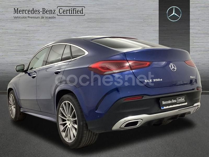 Usado Mercedes GLE350 AMG line 272 CV (200 kW) 2021 Azul brillante Coupe