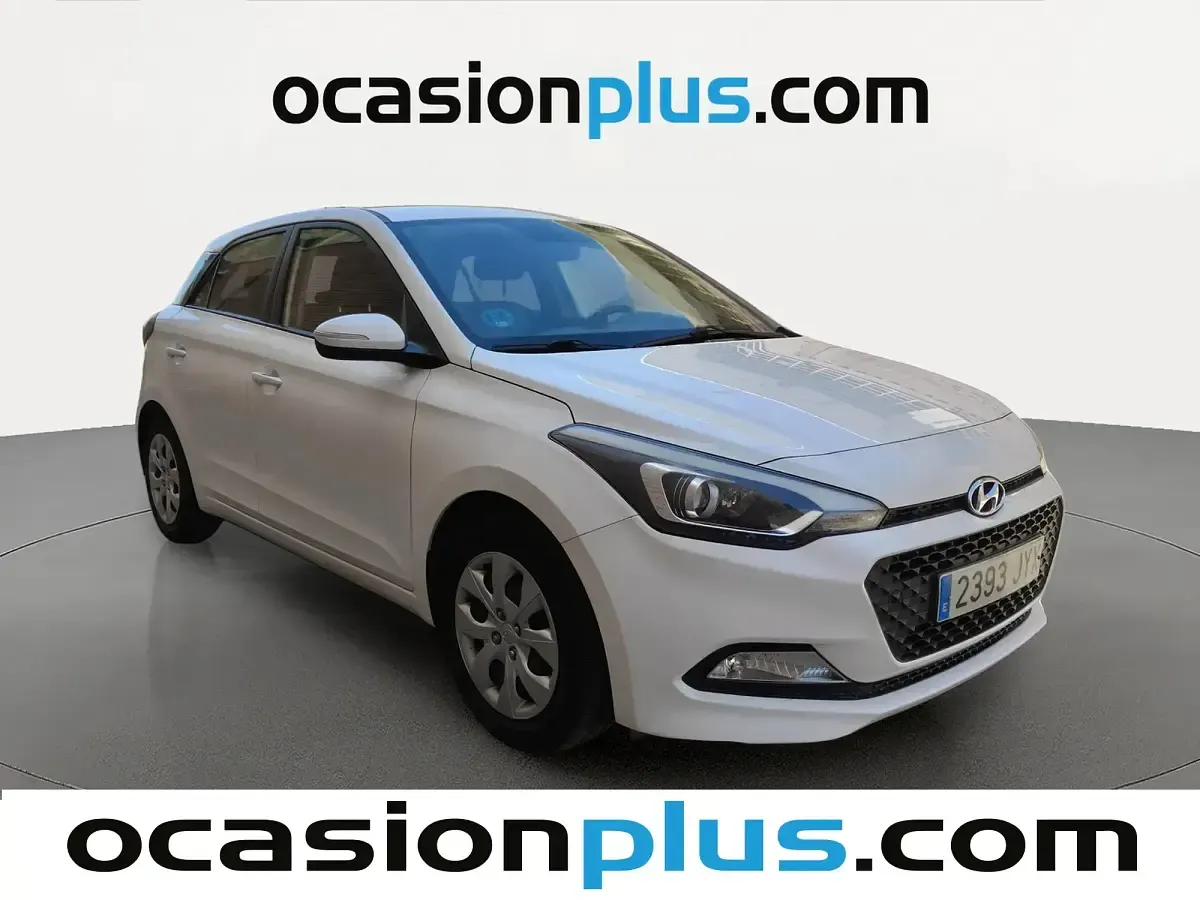 Usado Hyundai i20 84 CV (61 kW) 2017 Blanco Berlina