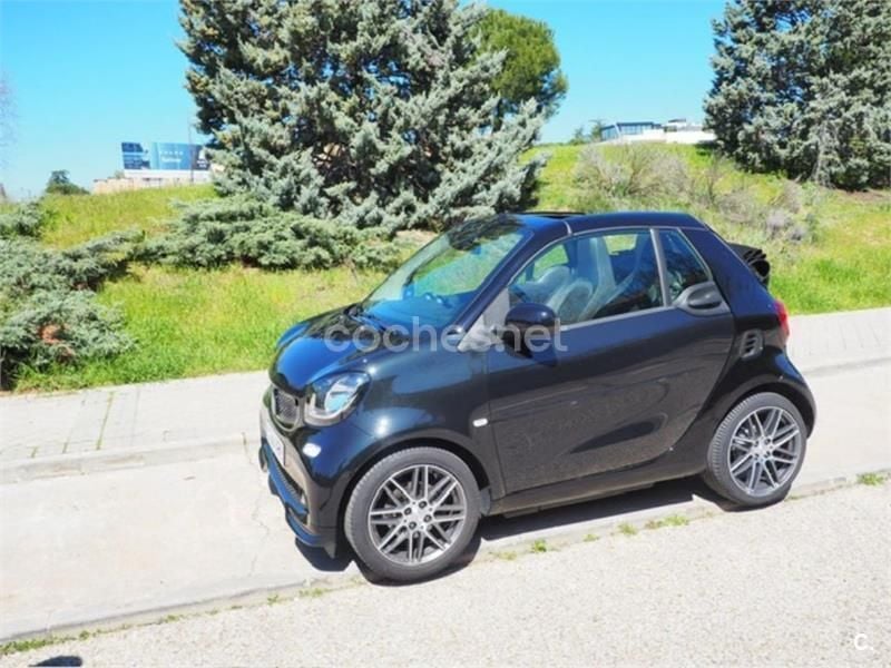 Negro Usado 2017 Smart ForTwo Cabrio Brabus Xclusive Descapotable | 24.000 € - Imagen 1/4