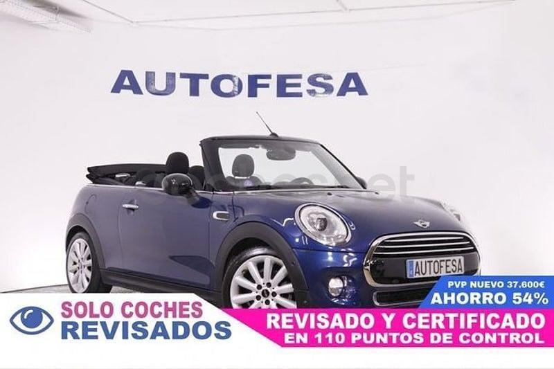 Usado Mini Cooper Cabriolet 136 CV (100 kW) 2017 Azul Descapotable