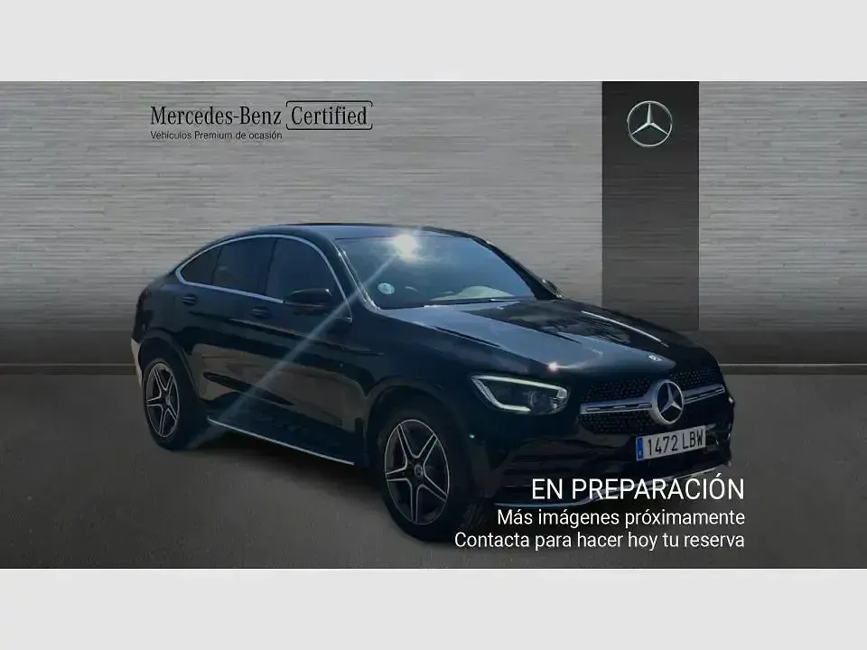 Brugt Mercedes GLC220 AMG line 194 HK (142 kW) 2019 Sort Coupe