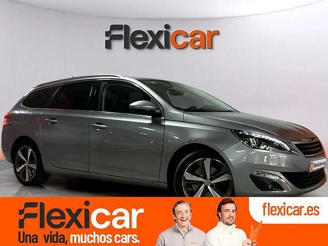 Gris Usado 2016 Peugeot 308 SW Allure Familiar | 9990 € (Super precio) - Imagen 1/4