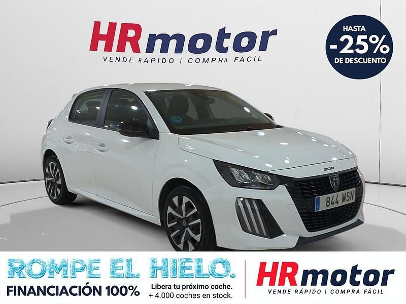 Usado Peugeot 208 Active 101 CV (74 kW) 2024 Blanco Utilitario