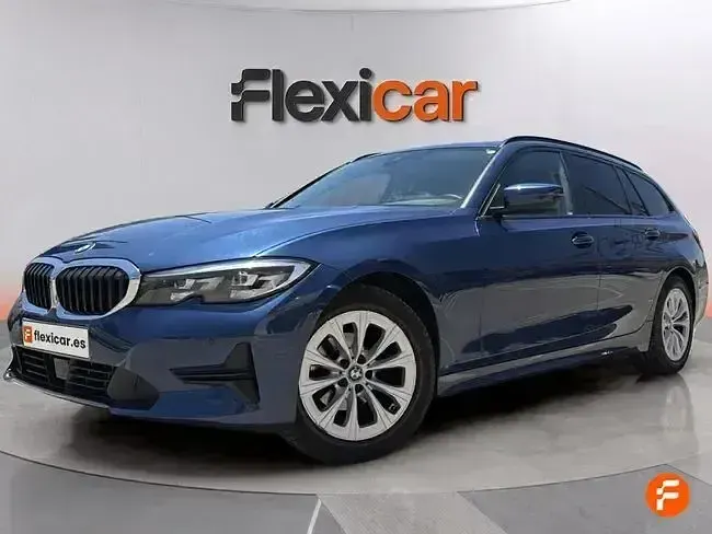 Usado BMW 318 150 CV (110 kW) 2020 Azul Familiar