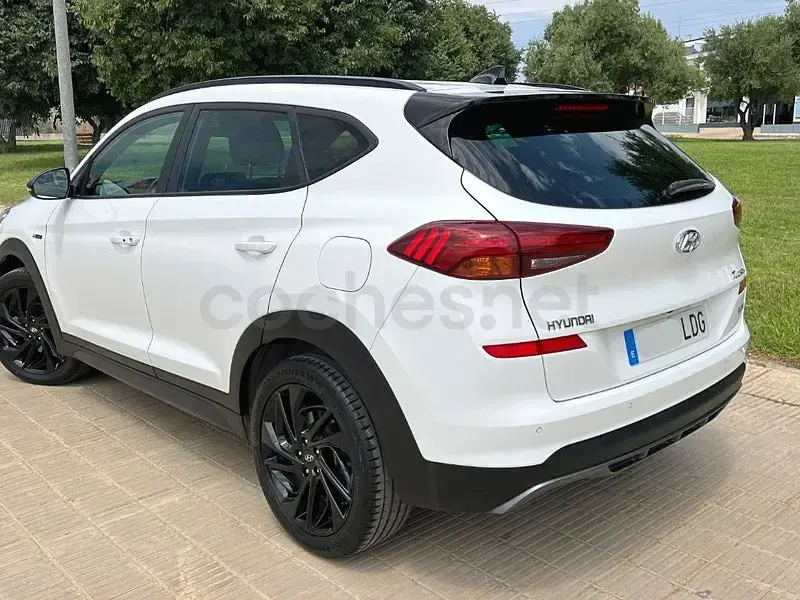 Usado Hyundai Tucson N Line 136 CV (100 kW) 2020 Blanco SUV