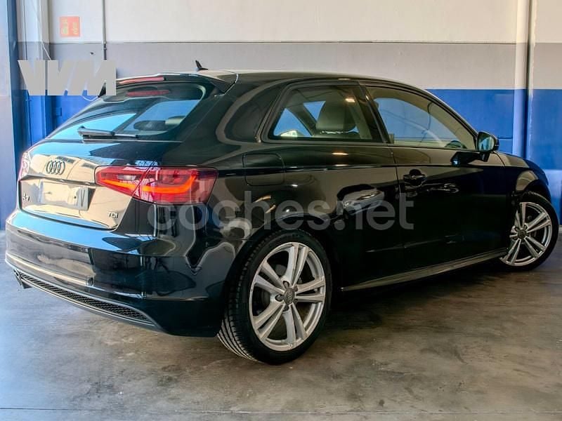 Usado Audi A3 S-Line 150 CV (110 kW) 2014 Negro Berlina