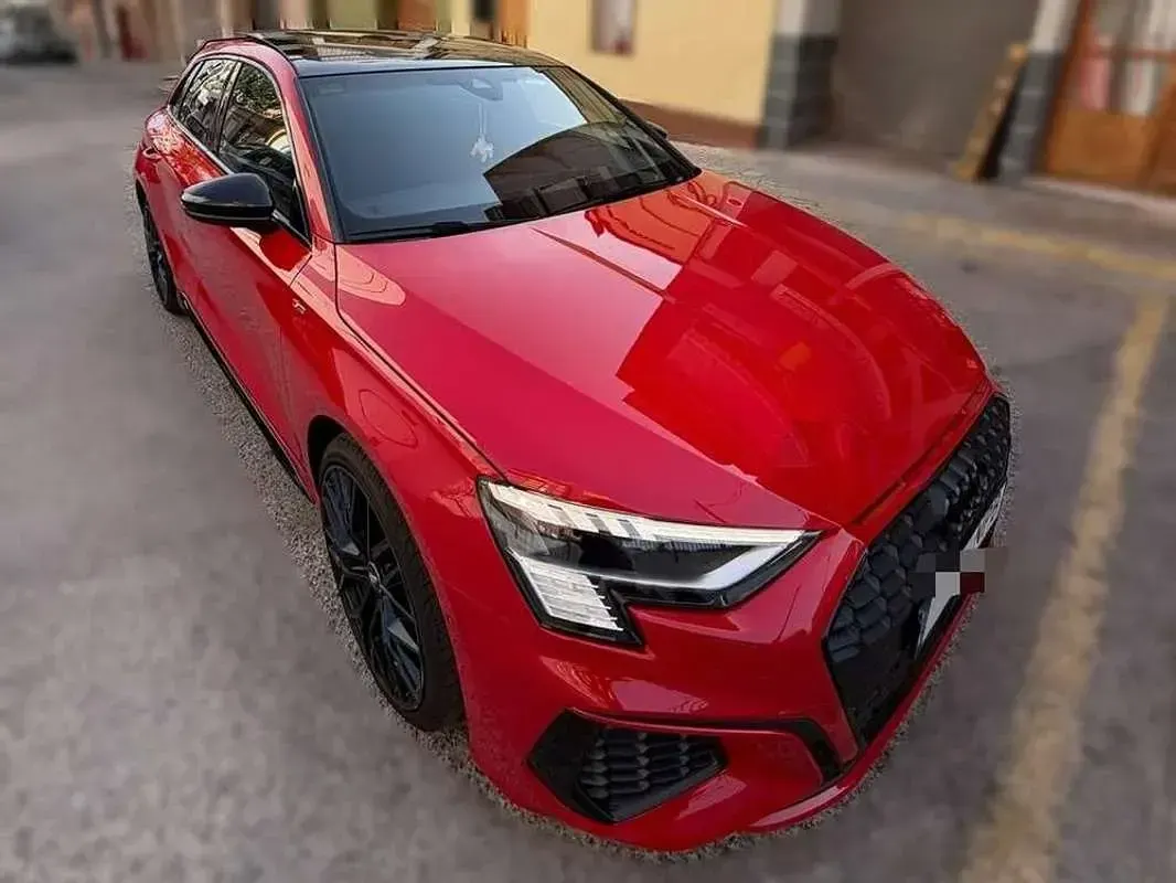 Usado Audi A3 Sportback S-Line 204 CV (150 kW) 2020 Rojo Utilitario
