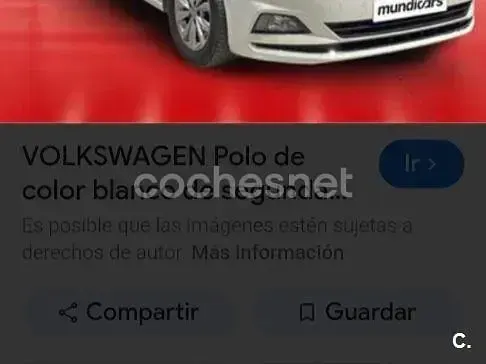 Usado VW Polo Edition 80 CV (58 kW) 2019 Blanco Utilitario