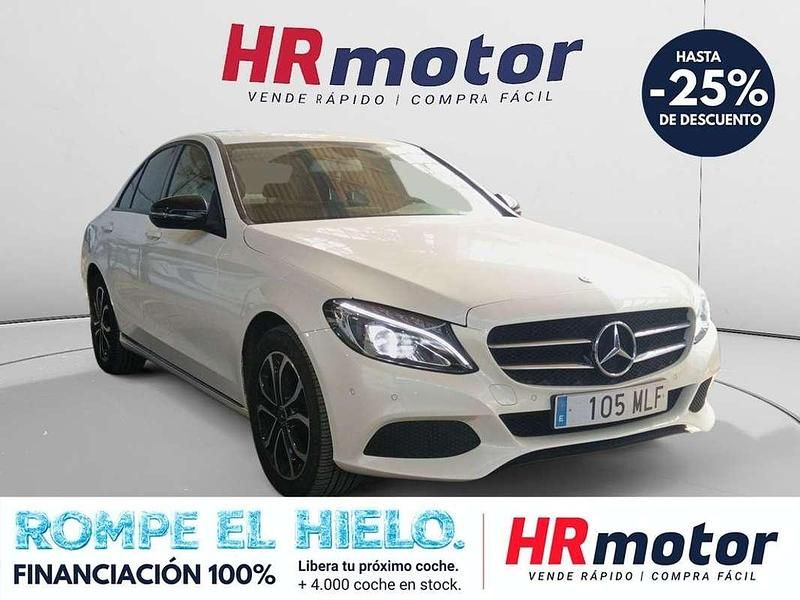 Usado Mercedes C200 137 CV (100 kW) 2018 Negro Berlina