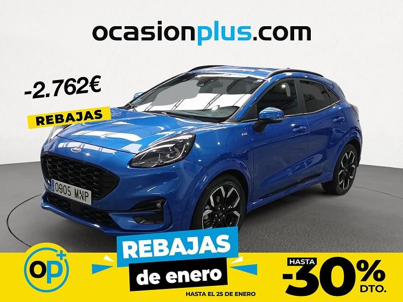 Azul Usado 2024 Ford Puma ST-Line X SUV | 18.950 € (Precio justo) - Imagen 1/4
