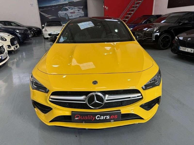 Usado Mercedes CLA35 AMG AMG 306 CV (225 kW) 2020 Amarillo Coupe