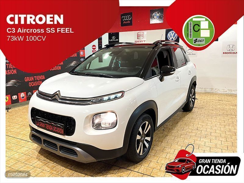 Blanco Usado 2020 Citroën C3 Aircross Feel SUV | 10.980 € (Precio justo) - Imagen 1/4