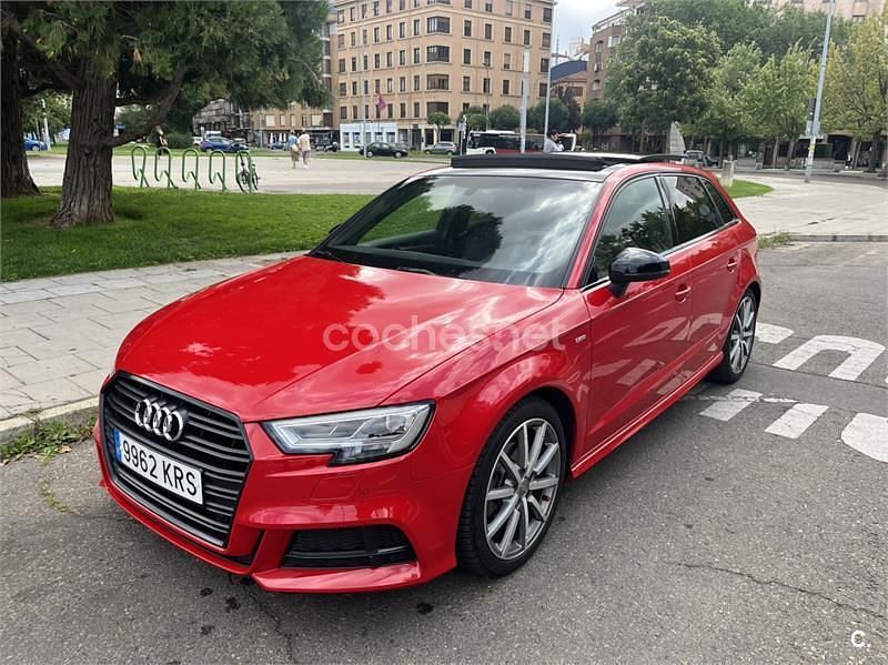 Rojo Usado 2018 Audi A3 Sportback Black Edition Berlina | 26.200 € (Caro) - Imagen 1/4