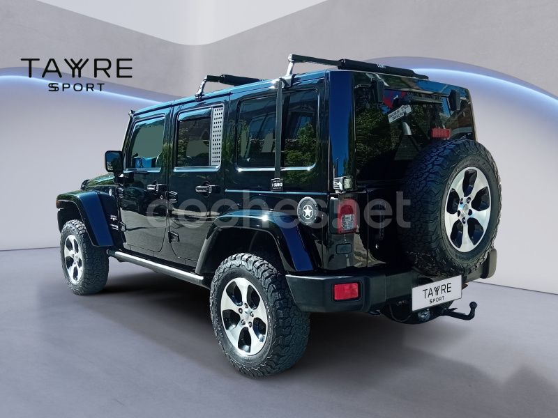 Usado Jeep Wrangler Unlimited Sahara 284 CV (208 kW) 2018 Negro SUV
