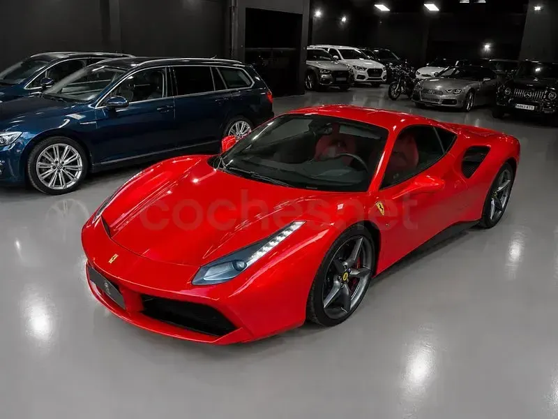 Usado Ferrari 488 670 CV (492 kW) 2016 Rojo Coupe