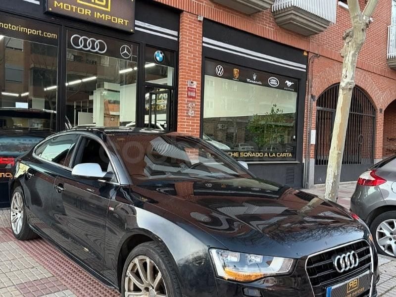 Usado Audi A5 Sportback S-Line 177 CV (130 kW) 2013 Negro Utilitario