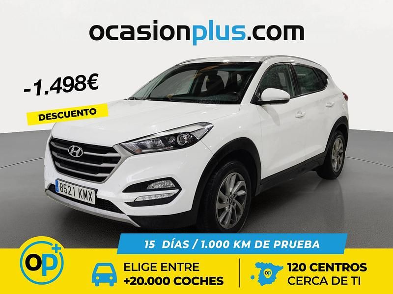 Blanco Usado 2018 Hyundai Tucson SUV | 16.290 € (Precio justo) - Imagen 1/4