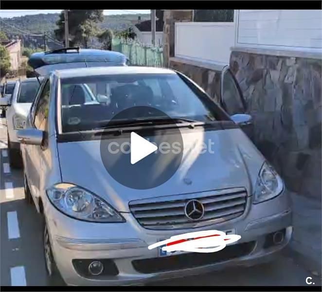 Usado Mercedes A170 Elegance 116 CV (85 kW) 2005 Gris / plata Monovolumen