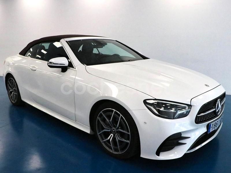 Blanco Usado 2022 Mercedes E220 Descapotable | 59.900 € - Imagen 1/4