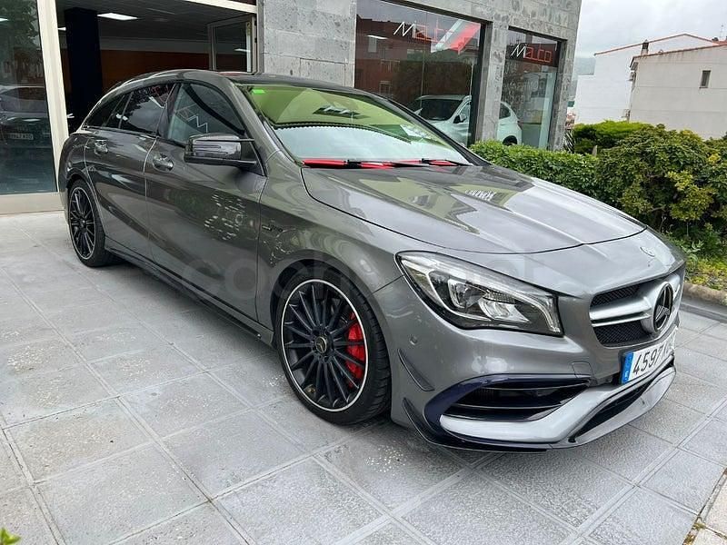 Usado Mercedes CLA45 AMG Shooting Brake 381 CV (280 kW) 2017 Gris / plata Familiar