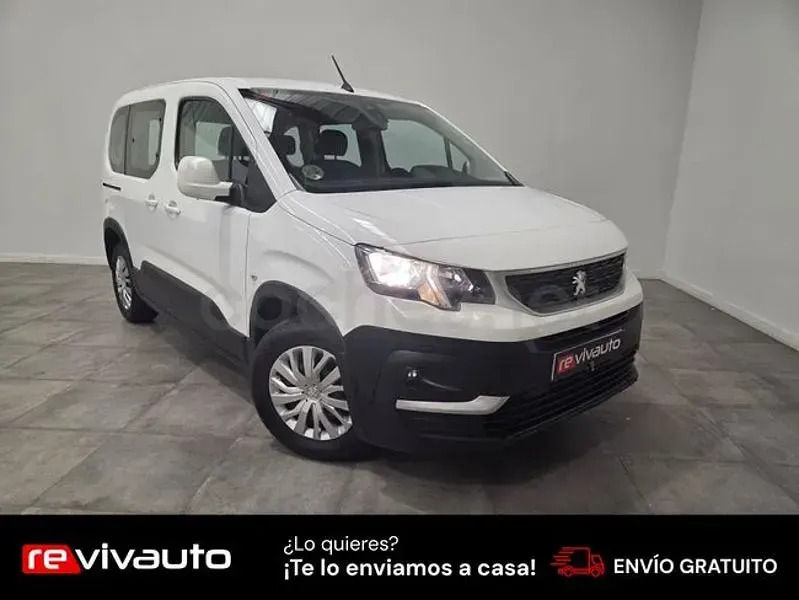 Usado Peugeot Rifter Active 102 CV (75 kW) 2021 Blanco Monovolumen