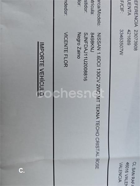 Usado Nissan Qashqai Tekna 130 CV (95 kW) 2018 Negro SUV