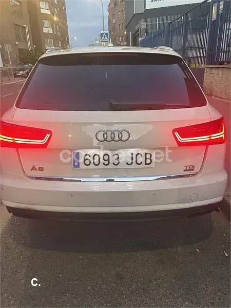 Usado Audi A6 S-Line 190 CV (139 kW) 2015 Blanco Familiar