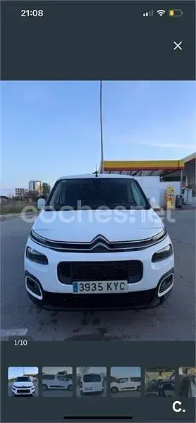 Usado Citroën Berlingo Feel 102 CV (75 kW) 2019 Blanco Monovolumen