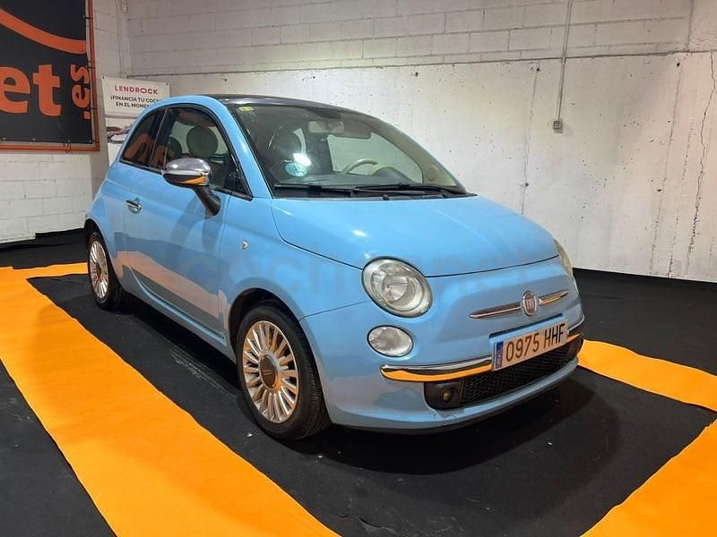 Usado Fiat 500 Lounge 85 HP (62 kW) 2011 Azul Sedan