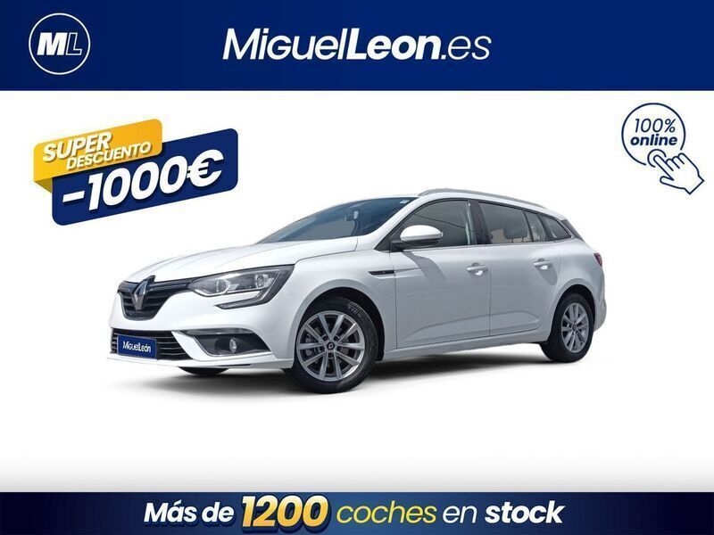 Blanco Usado 2019 Renault Mégane IV Zen Familiar | 13.985 € (Precio justo) - Imagen 1/3