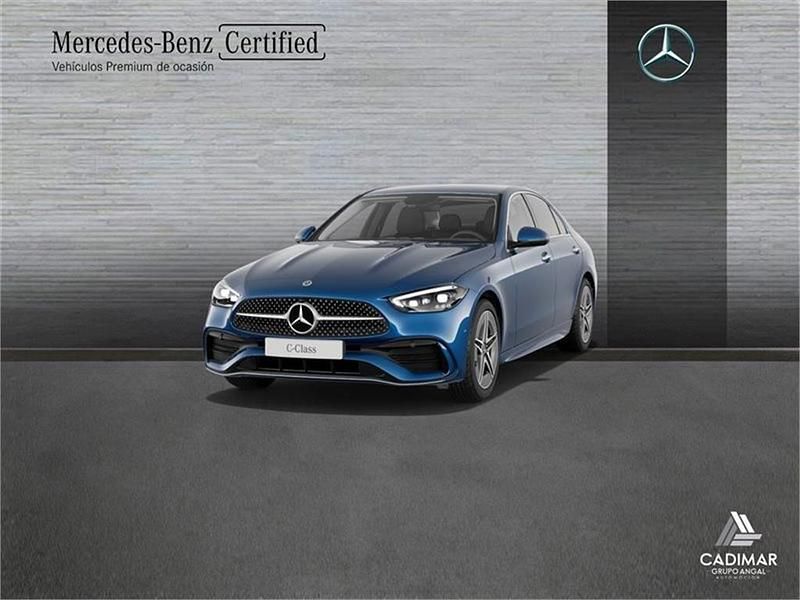 Azul Usado 2022 Mercedes C220 Berlina | 39.900 € (Precio justo) - Imagen 1/4
