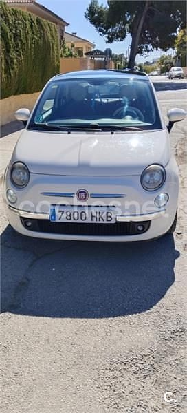Usado Fiat 500 Lounge 69 CV (50 kW) 2013 Blanco Berlina