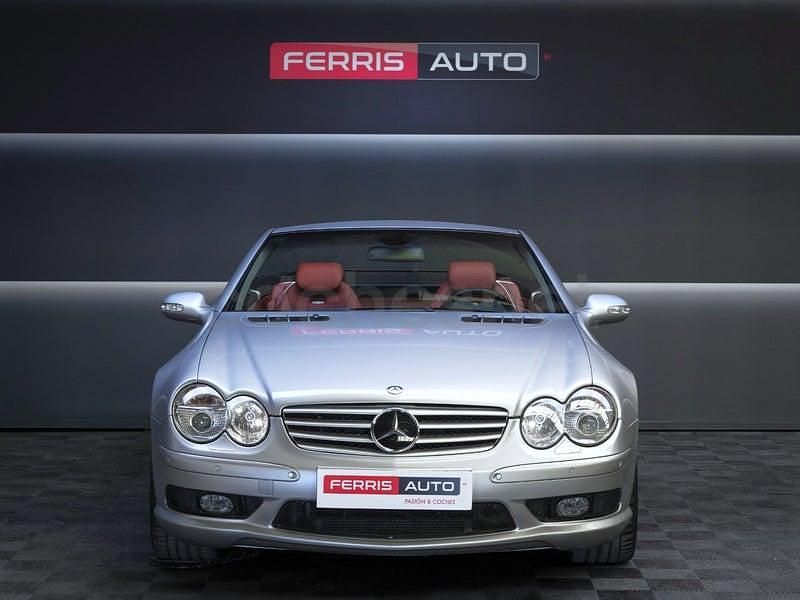 Usado Mercedes SL55 AMG AMG 476 CV (350 kW) 2002 Gris / plata Descapotable