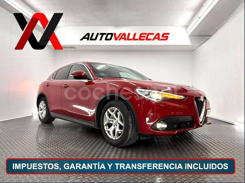 Rojo Usado 2018 Alfa Romeo Stelvio Executive SUV | 20.990 € (Precio justo) - Imagen 1/4