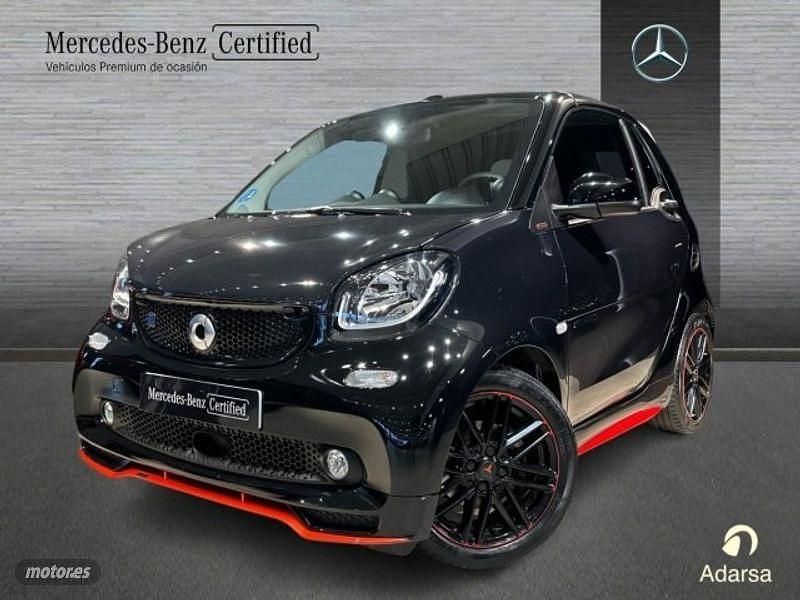 Negro Usado 2019 Smart ForTwo Electric Drive Passion Descapotable | 14.500 € (Precio justo) - Imagen 1/4