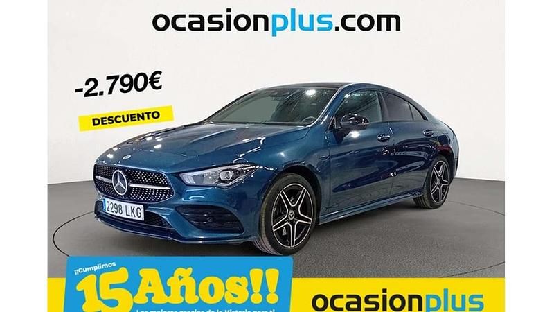 Azul Usado 2020 Mercedes CLA250e Berlina | 27.046 € (Buen precio) - Imagen 1/4